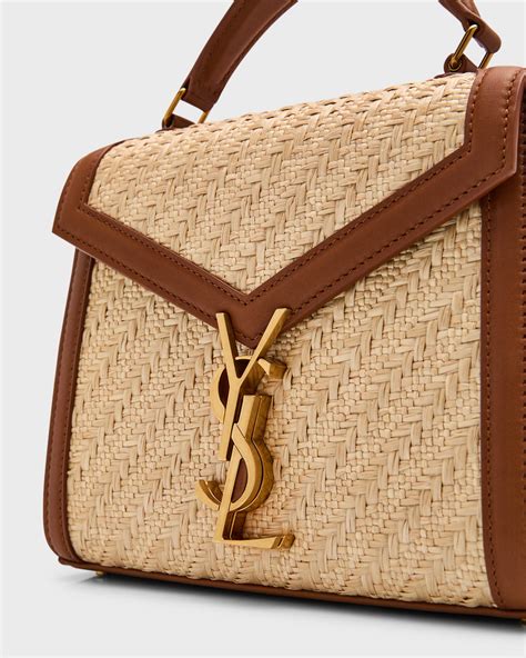 ysl cassandra phone bag|ysl cassandra raffia bag.